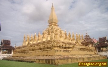 Đại Bảo tháp Pha That Luang ở thủ đô Viêng Chăn
